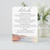 La Jolla Détails du Mariage Carte de boîtier (Debout devant)