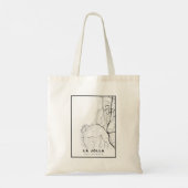 La Jolla Map Tote Bag (Achterkant)