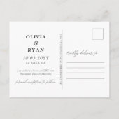 La Jolla Save the Date Briefkaart San Diego Bruilo (Achterkant)