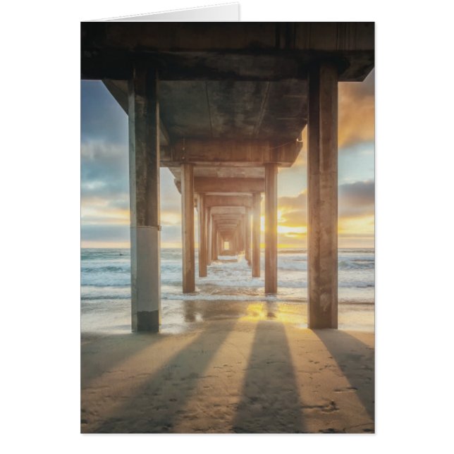 La Jolla, Scripps's Pier at Sunset | San Diego (Devant)