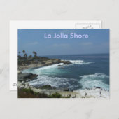 La Jolla Shore Briefkaart (Voorkant / Achterkant)