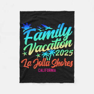 La Jolla Shores Beach Californië Familie Vakantie Fleece Deken