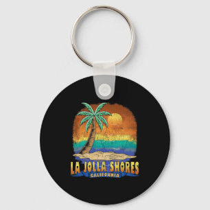 La Jolla Shores Californië Vintage noodlijdende so Sleutelhanger
