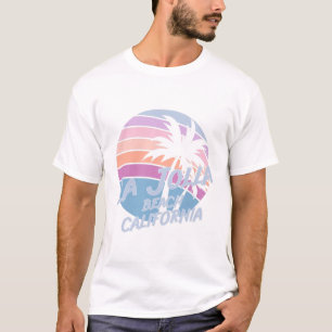 La Jolla-strand Californië T-shirt