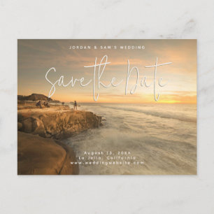 La Jolla Wedding Save the Date Briefkaart