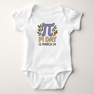 La Journée de Pi est le 14 mars - Body bébé floral