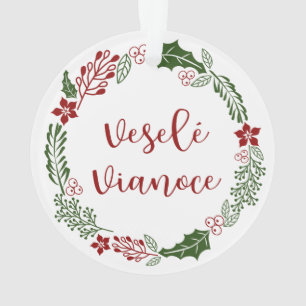 La joyeuse couronne slovaque de Noël Veselé Vianoc