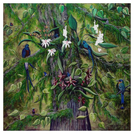La jungle du tissu du Guatemala (Échantillon)