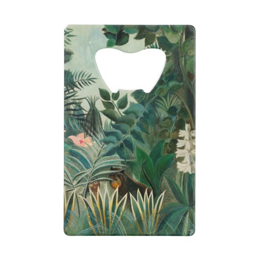 La Jungle équatoriale (1909) par Henri Rousseau. (Devant)