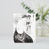 La jupe Peacock par Aubrey Beardsley Carte postale (Debout devant)