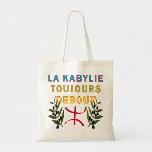 La kabylie toujours debout tote bag (Voorkant)