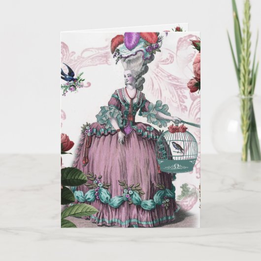 La kooi aux oiseaux (de kooi van de Vogel) Kaart (Voorkant)