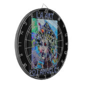 LA Kunst Dartbord (Voorkant Links)