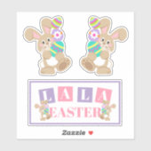 La La Easter Bunny Sticker Sheet (Vel)