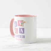 La La Easter Cute Spring Bunny Mug (Devant gauche)