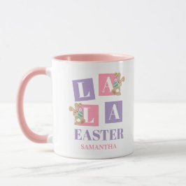 La La Easter Cute Spring Bunny Mug Mok