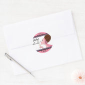 La La La! DIVAtude-stickers Ronde Sticker (Envelop)