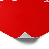 La La Love Art mural de la Saint-Valentin – Imprim (Coin)