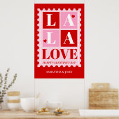 La La Love Art mural de la Saint-Valentin – Imprim (Cuisine)