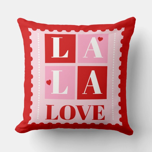 La La Love Valentijnsdag Kussen (Voorkant)
