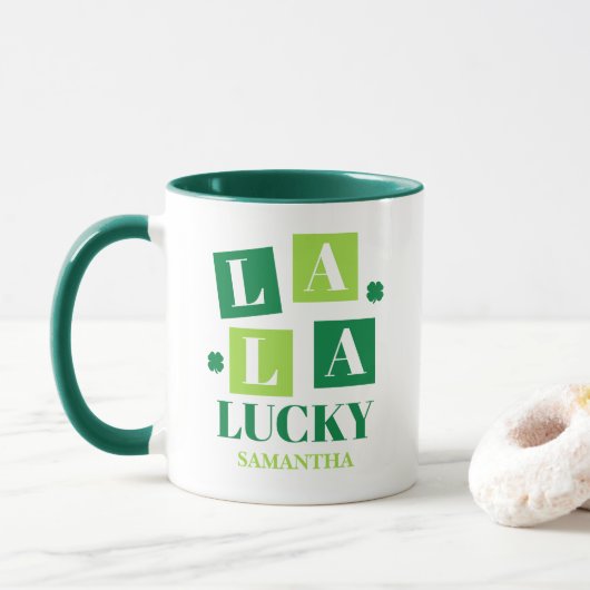 La La Lucky St. Patrick’s Day Mok (Met donut)