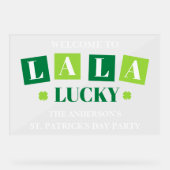La La Lucky St. Patrick’s Day Party Welcome (Recto)