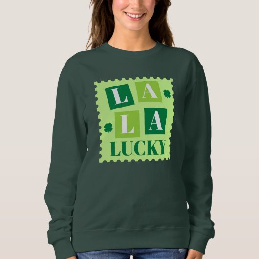 La La Lucky St. Patrick's Day Trui (Voorkant)