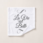La La luttent la belle d'est (Gant de toilette)