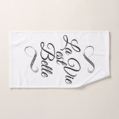 La La luttent la belle d'est (Serviette à main)