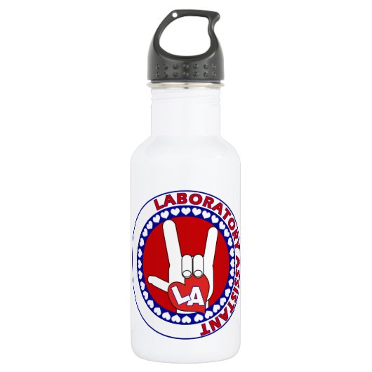 LA LABORATORY ASSISTANT LOGO LOS WATERFLES  (Voorkant)