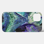 La Laguna met groen en donker verweven Case-Mate iPhone Case (Achterkant (horizontaal))