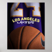 LA Lakers Simple Poster (Voorkant)
