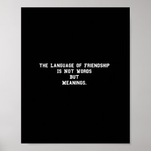 La Langue De L'Amitié Amies Amoureuses Poster