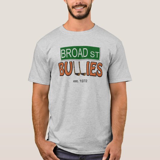 La large rue intimide le T-shirt (Devant)