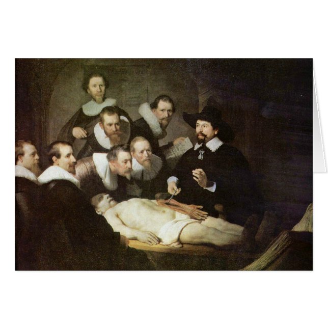 La leçon d'anatomie de Dr. Nicolaes Tulp. (Devant horizontal)