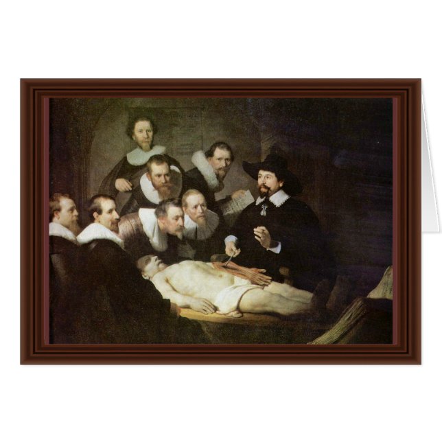 La leçon d'anatomie de Dr. Nicolaes Tulp. (Devant horizontal)