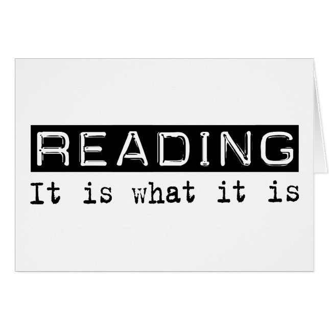 La lecture de lui est (Devant horizontal)