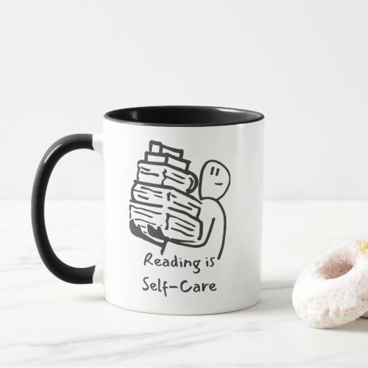 La lecture est auto-soigné Combo Mug pour les amat (Avec donut)
