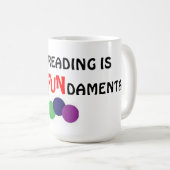 La lecture est fondamentale - tasse (Devant droit)
