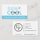 La lecture est la librairie Cool - Carte de visite (Devant / Derrière)