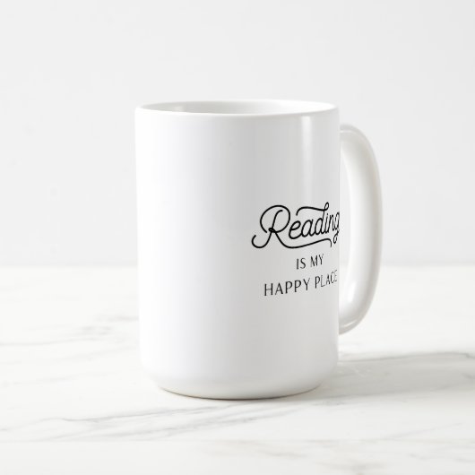 La lecture est ma tasse d'endroit heureux (Devant droit)