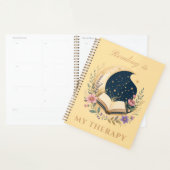 La lecture est ma thérapie Lune céleste (Devant avec enveloppe)