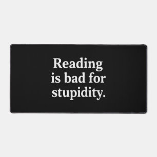 La lecture est mauvaise pour la stupidité