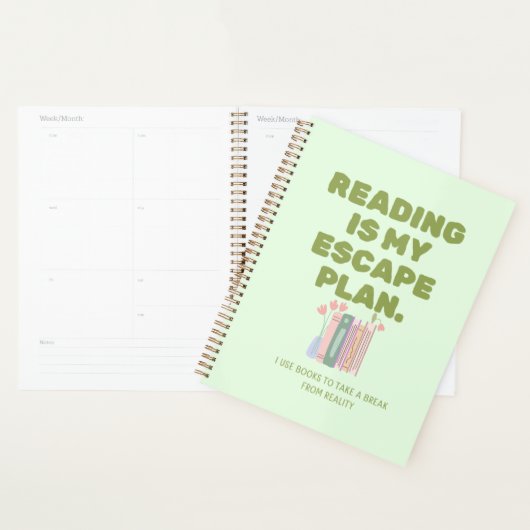 La lecture est mon plan d'évasion - Conception de (Devant avec enveloppe)