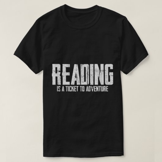 La Lecture Est Un Billet Pour Aventure T-Shirt Cop (Design devant)
