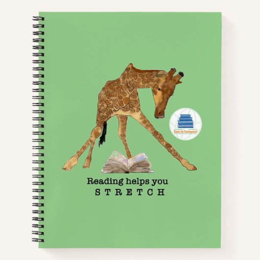 La Lecture Vous Aide À Étendre Le Carnet Giraffe (Devant)