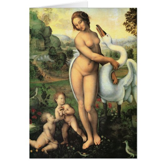 La Leda et le Cygne de Léonard de Vinci (Devant)
