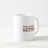 La Légende A Retiré La Mug De Café (Devant droit)