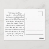 La légende vivante de l'Occident - Carte postale (Dos)