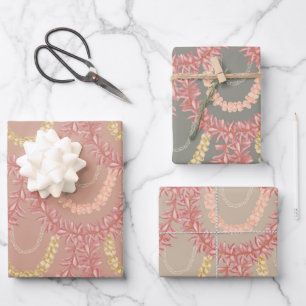 Lā Lei Anuenue Set van Wander Met Aloha Inpakpapier Vel